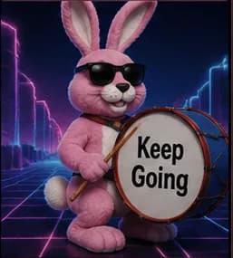 Energizer Bunny profile illustration