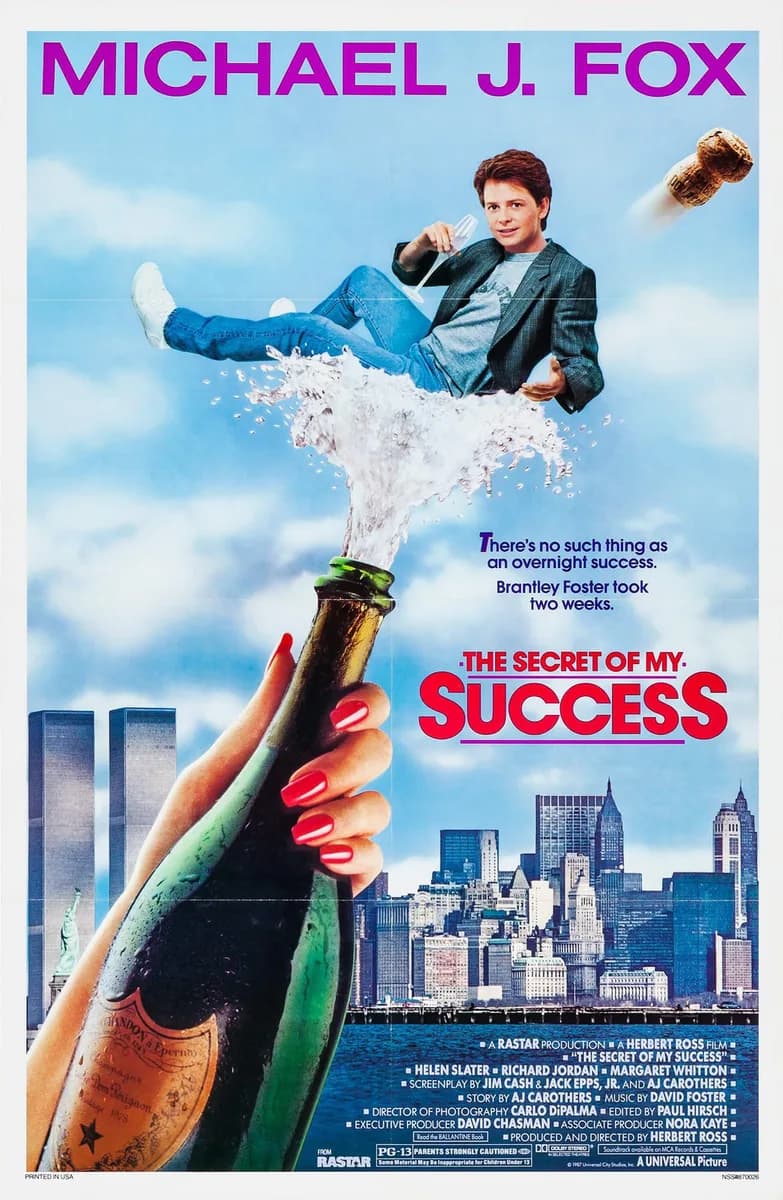 The Secret of My Success (1987) poster or key art